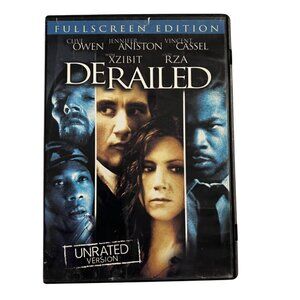 Derailed 2005 DVD Unrated Clive Owen Jennifer Aniston Thriller Pre-Owned